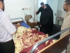 The young orphan Noor Ghalib has undergone two surgical operations thanks to donations by philanthropists and the ongoing efforts of the Najaf Centre
